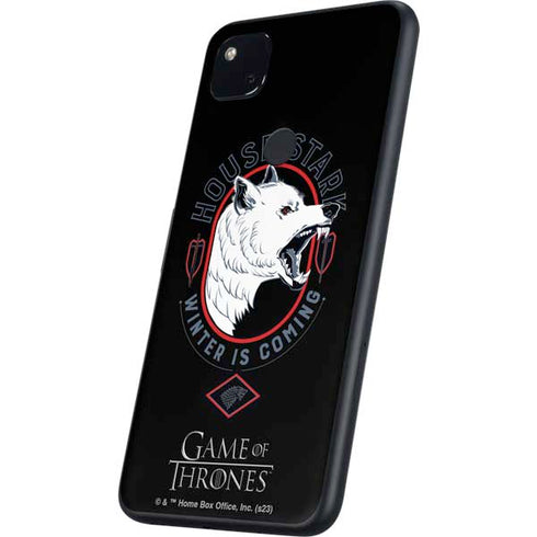 Game of Thrones: House Stark Direwolf Google Pixel 4a Skin